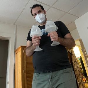 Vintage partylite lamps